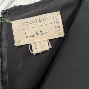 Nicole Miller Artelier silk chiffon watercolor skirt. Size 6.